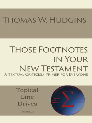 cover image of Those Footnotes in Your New Testament